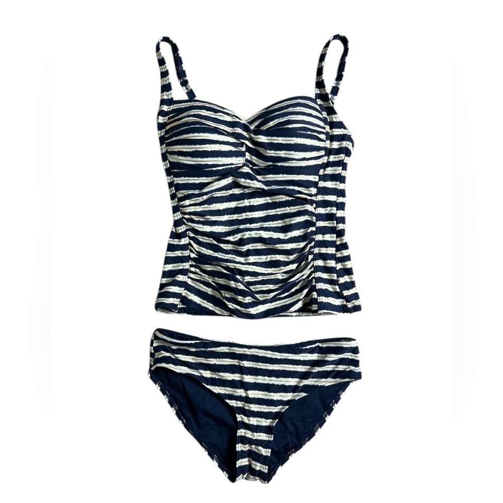Niptuck striped tankini swim